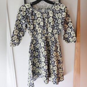 Alice + Ames Gauze Floral Dress Size 8 | Long Sleeve Boho Twirl